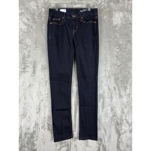 Gap‎ 1969 Real Straight Dark Wash Denim Jeans Women 24r